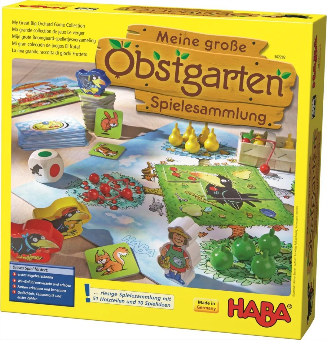 Haba Mijn Grote Boomgaard Spelletjesverzameling 1302282001 - Multicolor