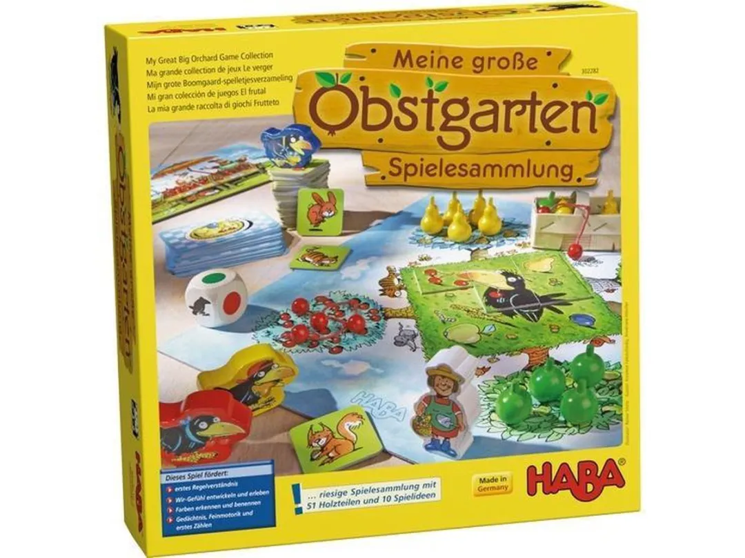 Haba Mijn Grote Boomgaard Spelletjesverzameling 1302282001 - Multicolor