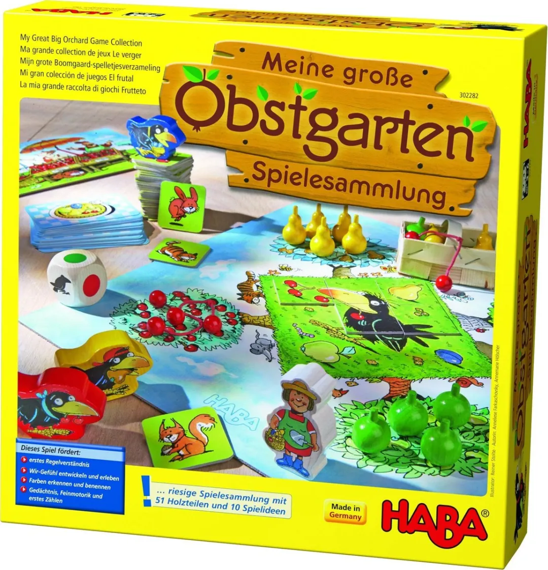 Haba Mijn Grote Boomgaard Spelletjesverzameling 1302282001