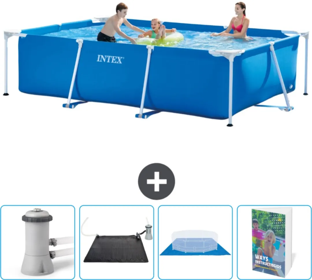 Intex Frame Zwembad 300x200x75cm Blauw