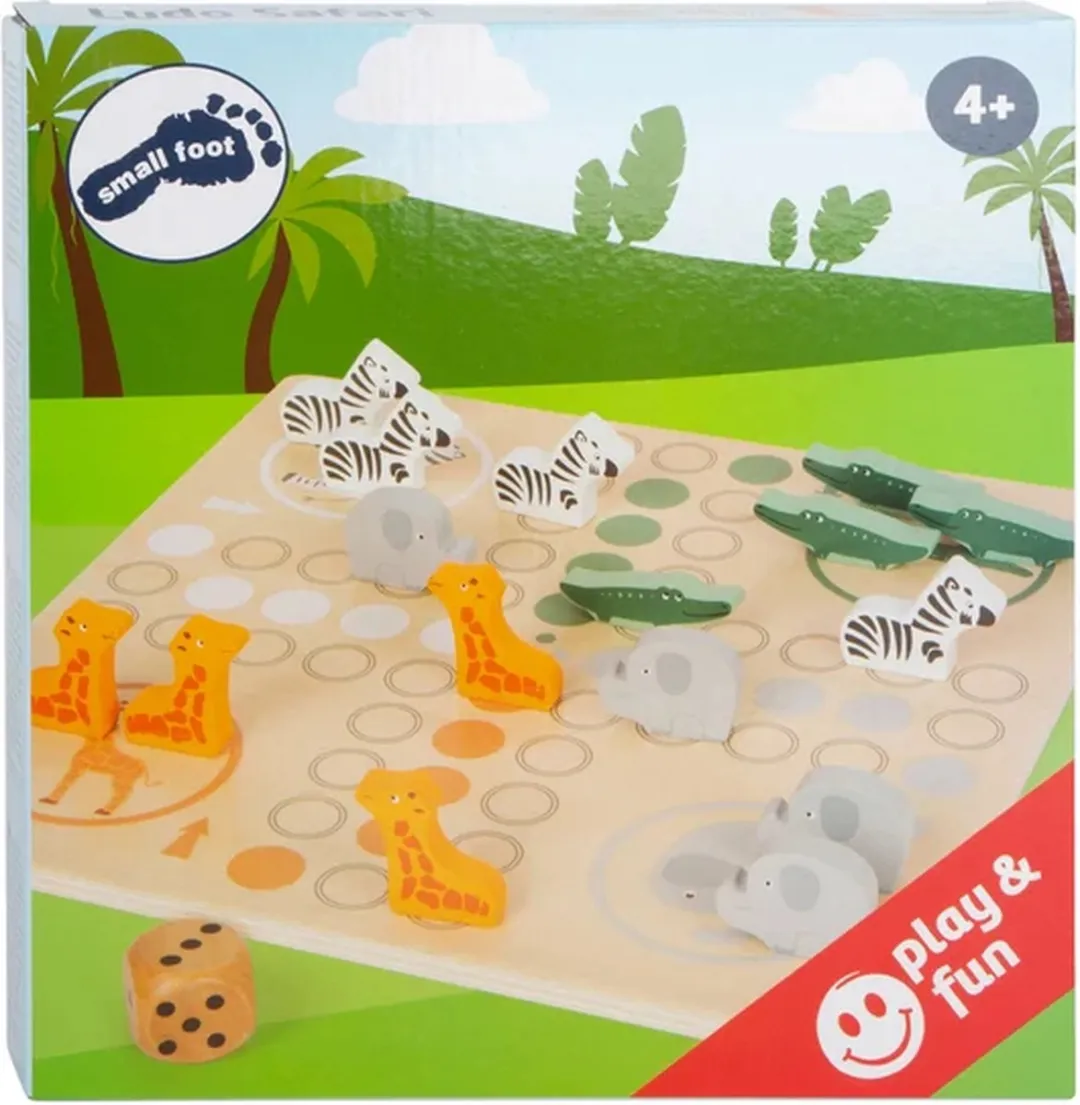 Small Foot Houten Ludospel Safari 11697 - 2-4 Spelers - afbeelding 6 van 6