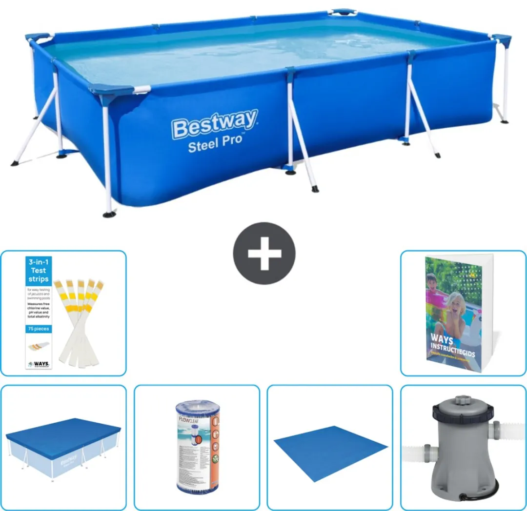 Bestway Steel Pro Zwembad 300x201x66cm