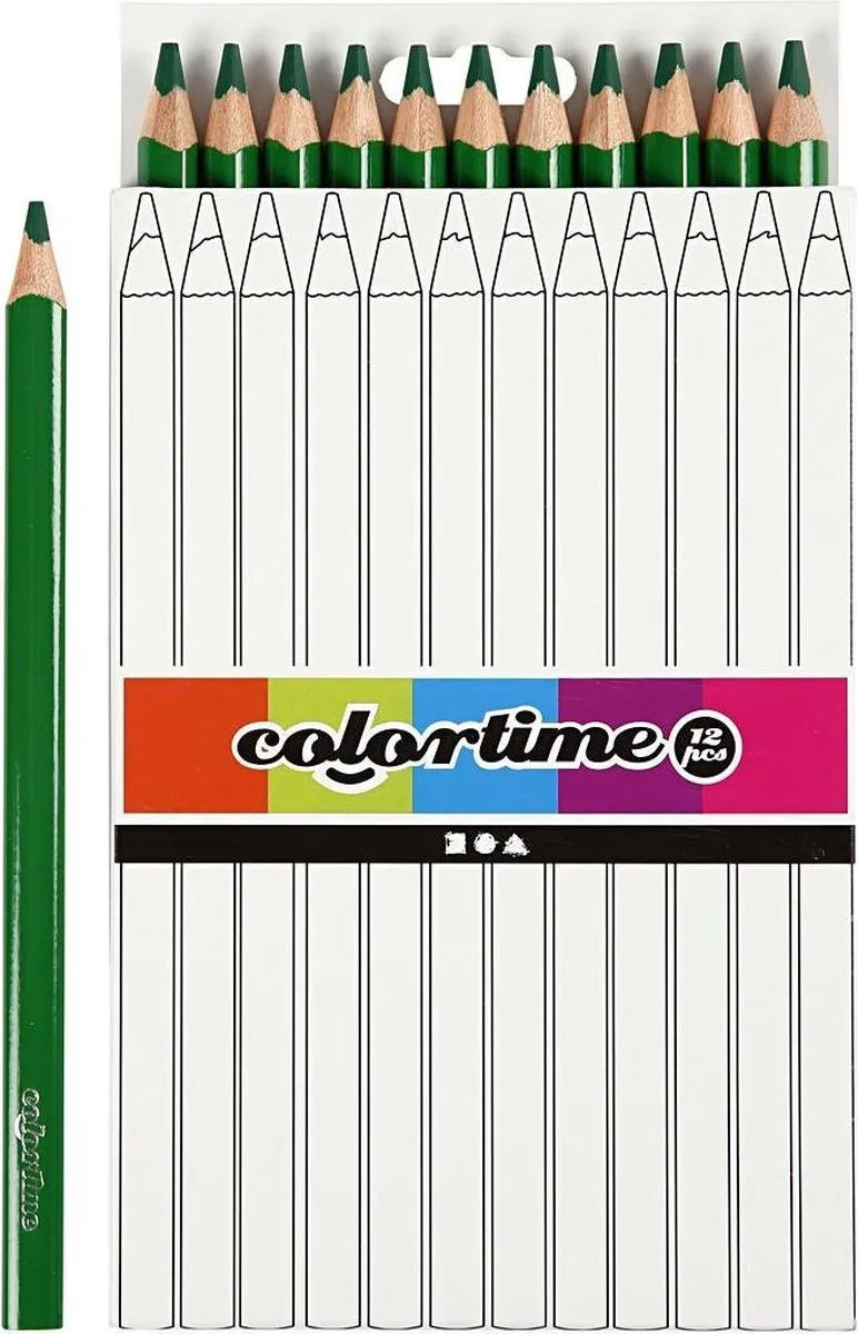 Colortime Kleurpotloden Jumbo 5mm