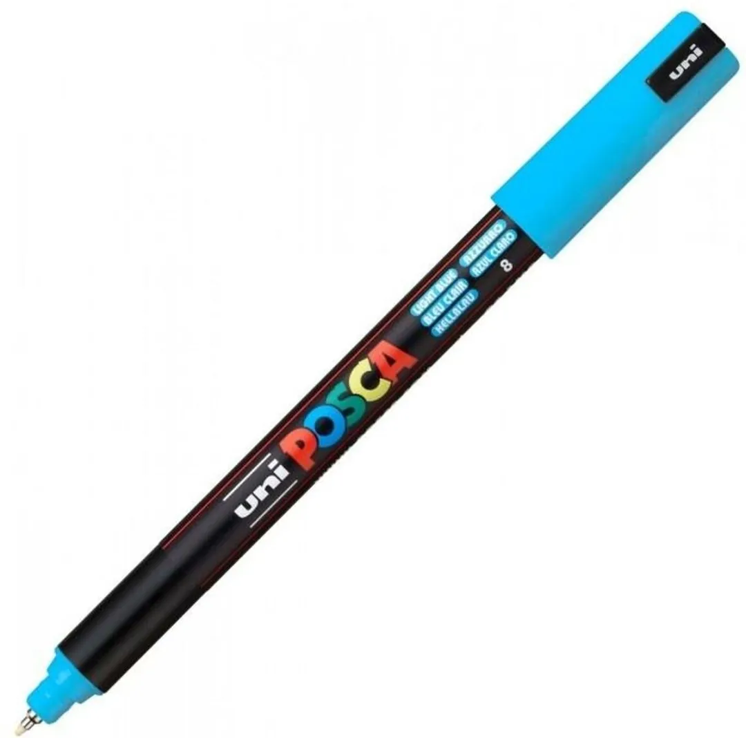 Posca PC1MR EF Verfstift Lichtblauw - 6 Stuks