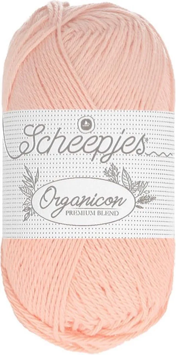 Scheepjes Organicon 208 Peach Fuzz Garen - 50 gram