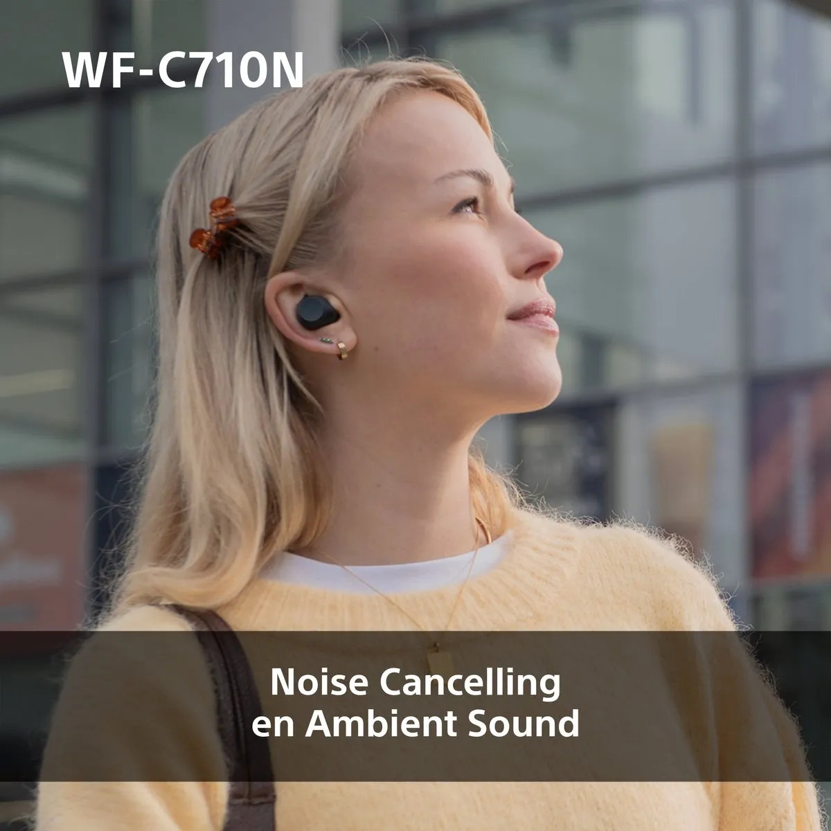 Sony WF-C710N Noise Cancelling Oordopjes - Roze