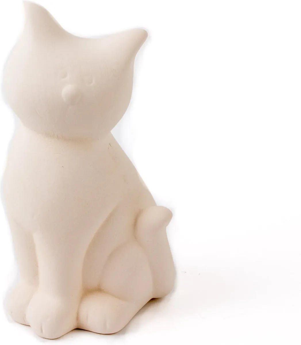 Foam Clay Knutselpakket Poes Spaarpot - 8 Stuks - Metallic