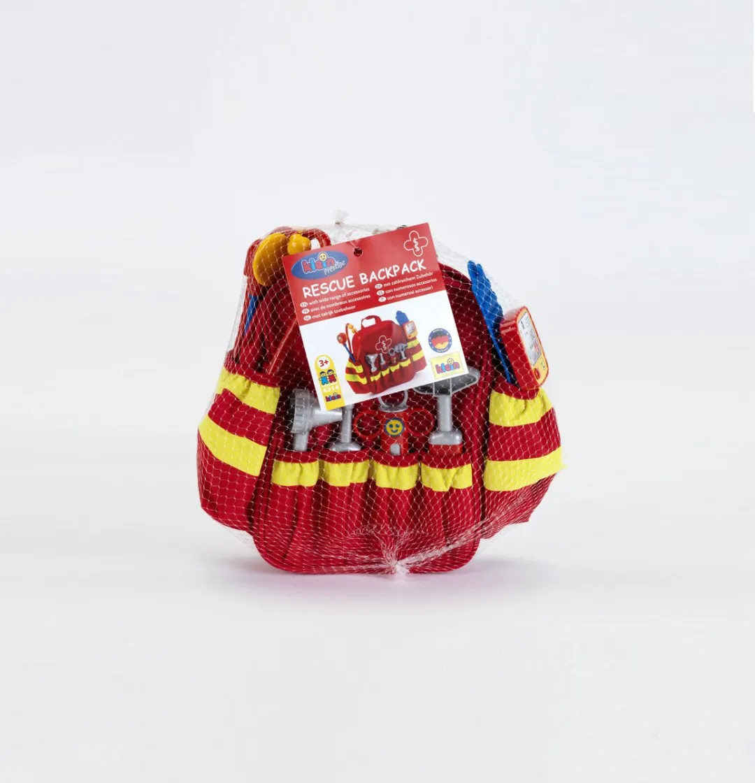 Klein Toys Reddingsrugzak - Rood/Geel