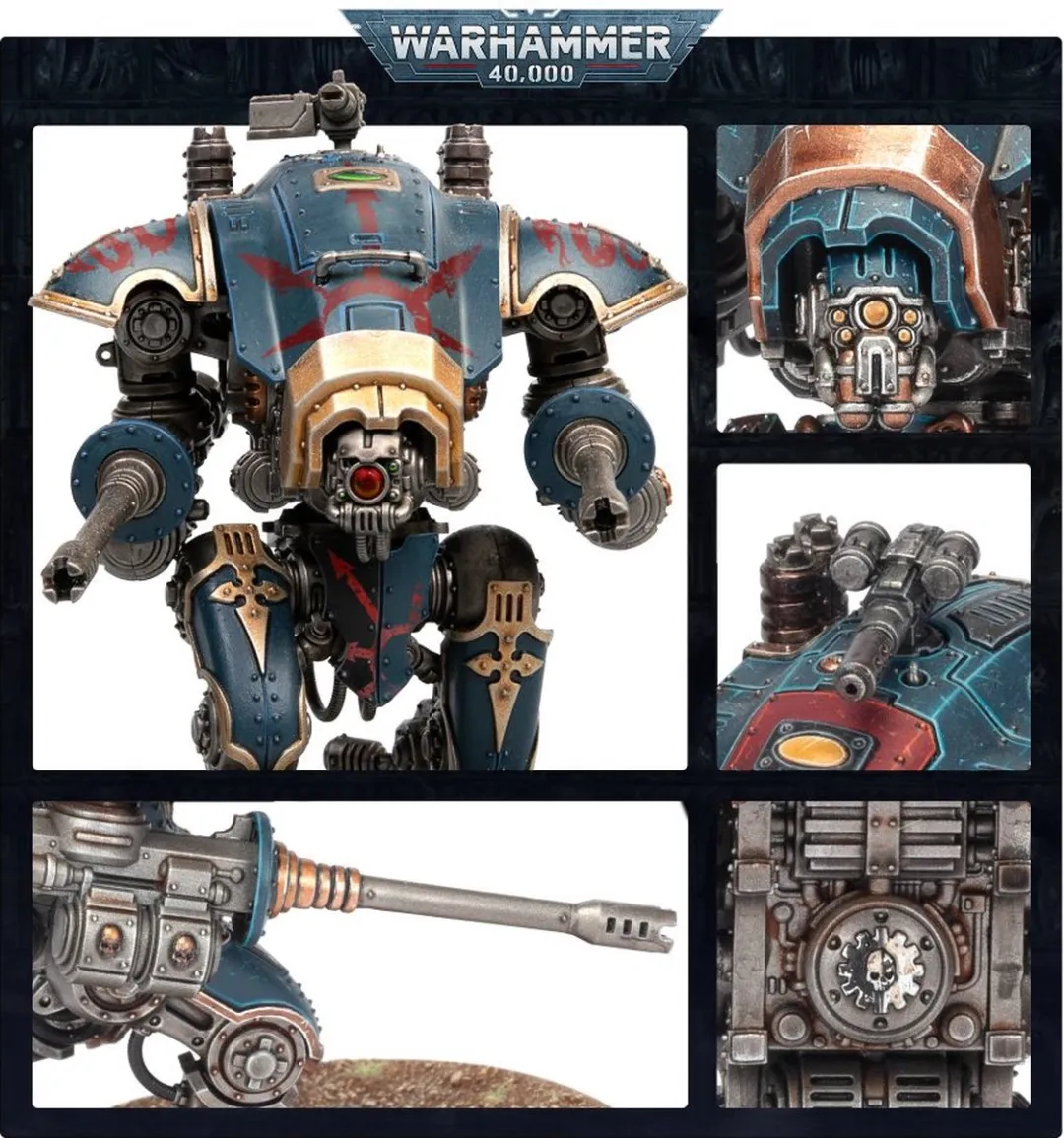 Games Workshop Imperial Knights Knight Armigers 148 Onderdelen