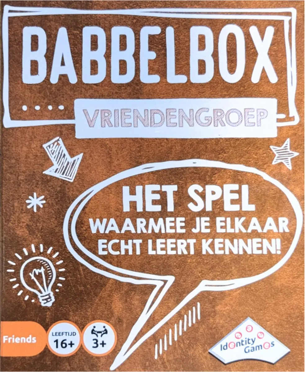 Identity Games Babbelbox Vriendengroep Kaartspel