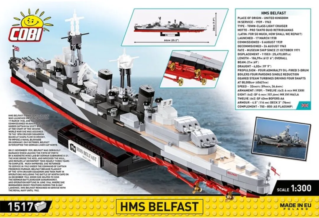 Cobi HMS Belfast IWM - COBI-4844
