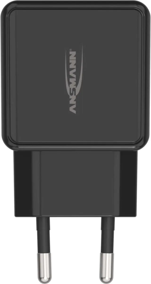 Ansmann HomeCharger HC218PD USB-oplader 18W - USB-A/USB-C - Zwart