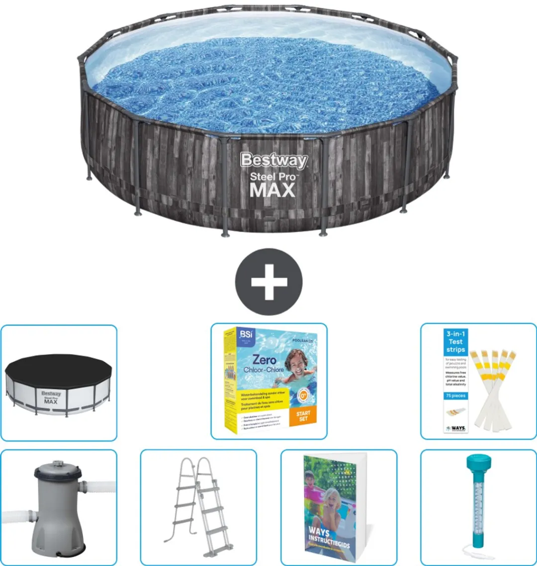 Bestway Steel Pro MAX Zwembad 427x107cm