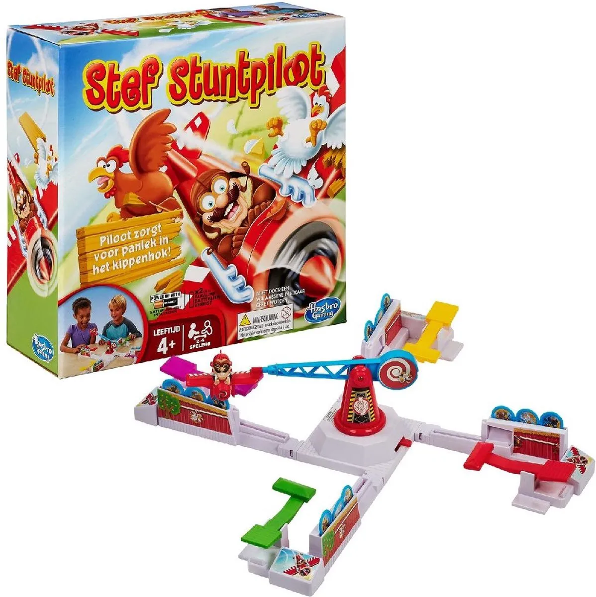 Hasbro Stef Stuntpiloot Actiespel - 2-4 Spelers