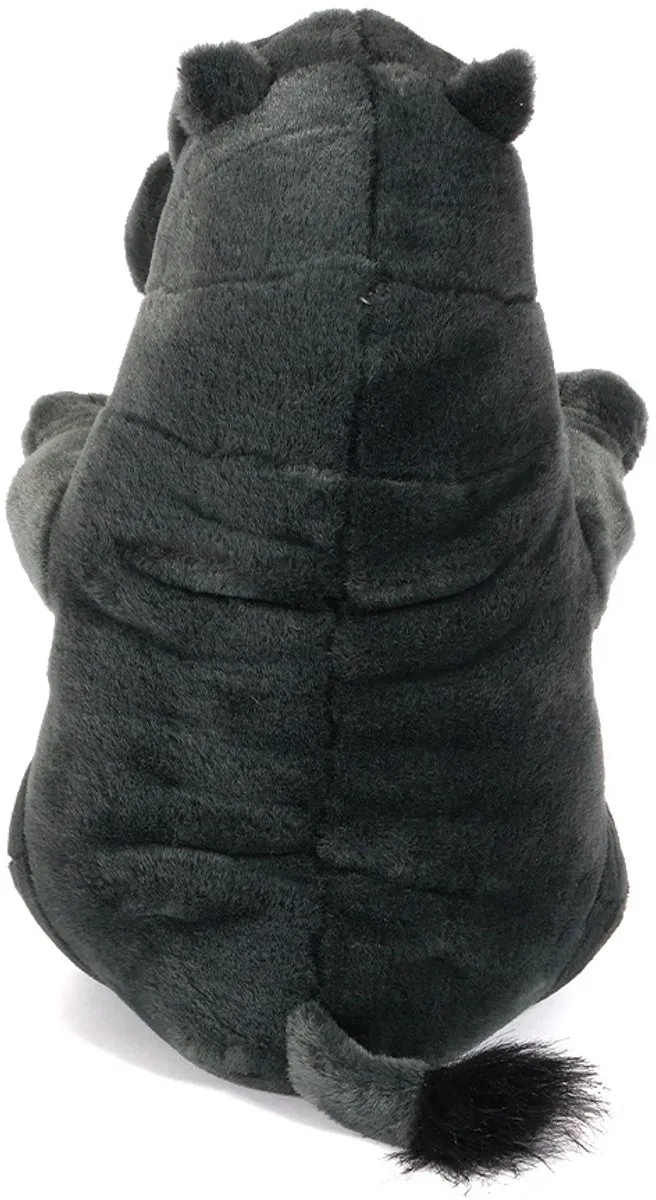 PIA Soft Toys Nijlpaard Pluche 38cm - Grijs