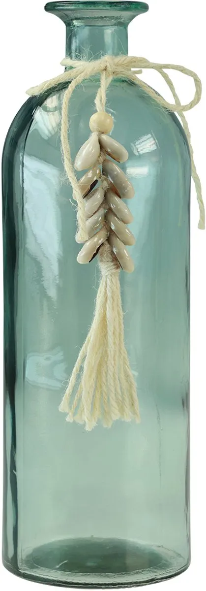 Kaemingk Porseleinen Slakkenvaas Maritiem - 26cm - 2 Stuks