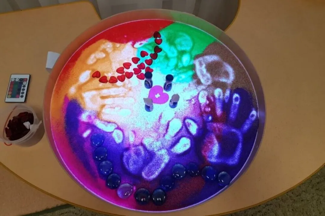Eduplay 110236 Lichtbak Interactief Zandschilderen - Multicolor