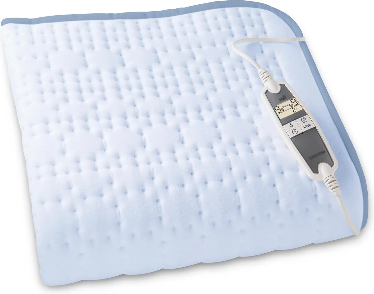 Inventum HN197VB Elektrische Onderdeken 160x80cm - 9 Warmtestanden - Lichtblauw