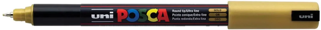 Posca PC1MR EF Goud Verfstift - 6 Stuks