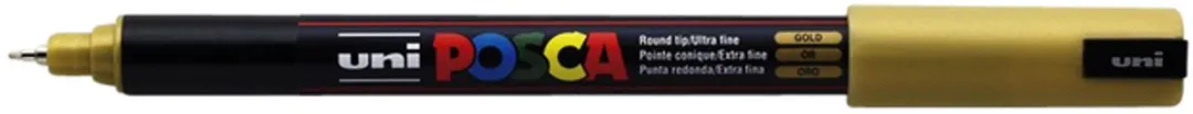 Posca PC1MR EF Goud Verfstift - 6 Stuks