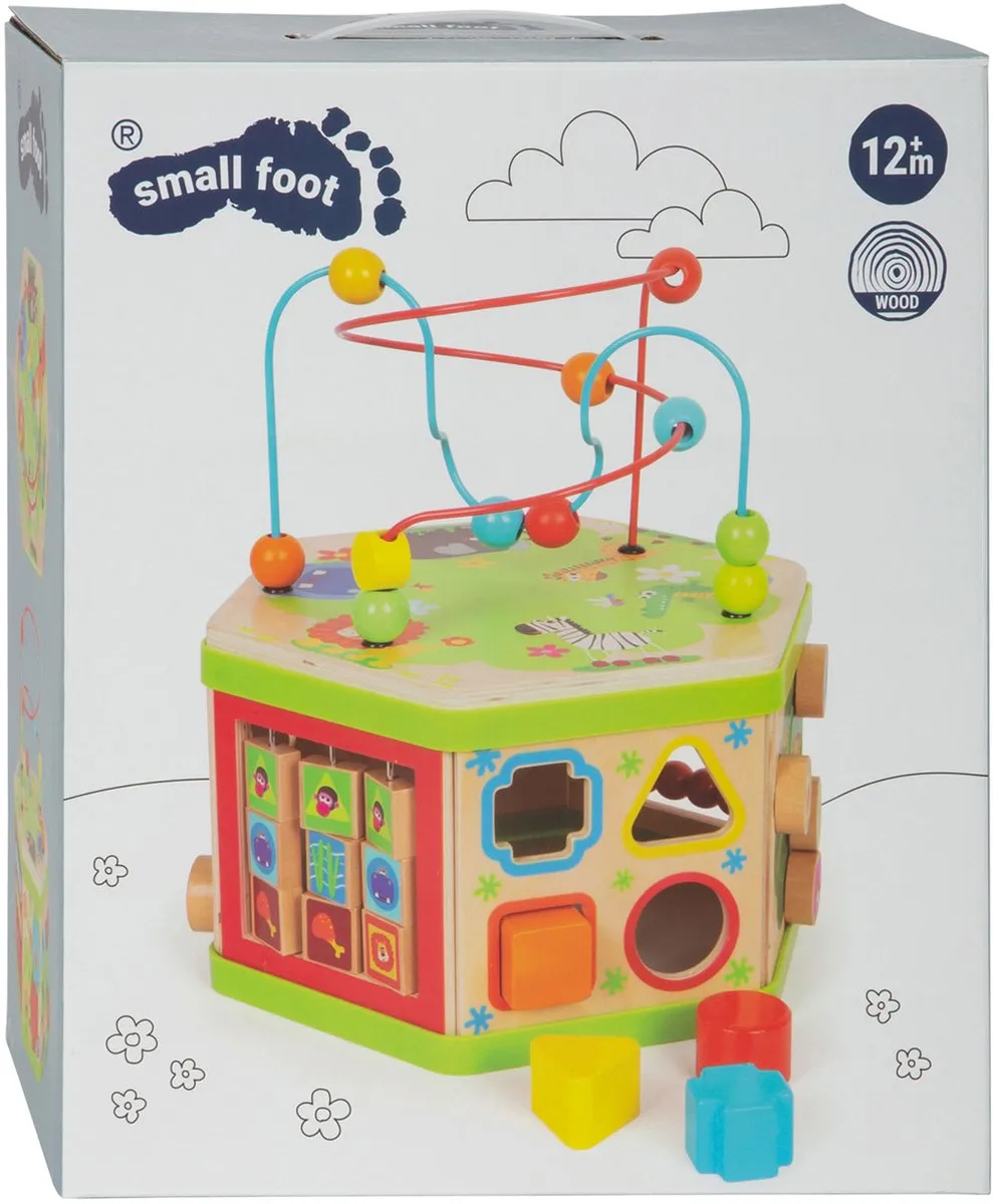 Small Foot Activiteitenkubus Safari 4244 - Multicolor