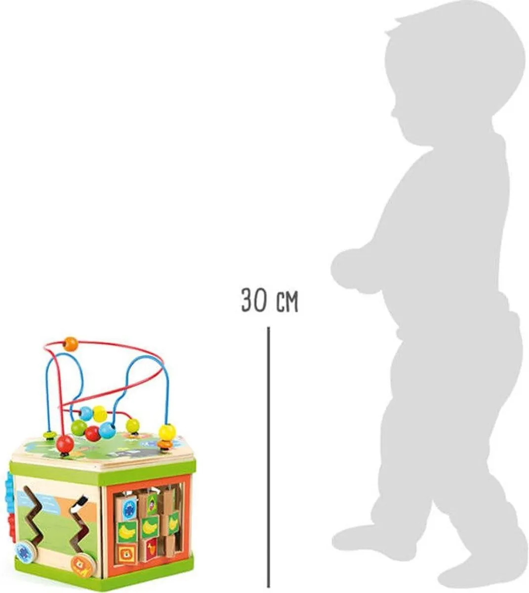 Small Foot Activiteitenkubus Safari 4244 - Multicolor - afbeelding 6 van 6