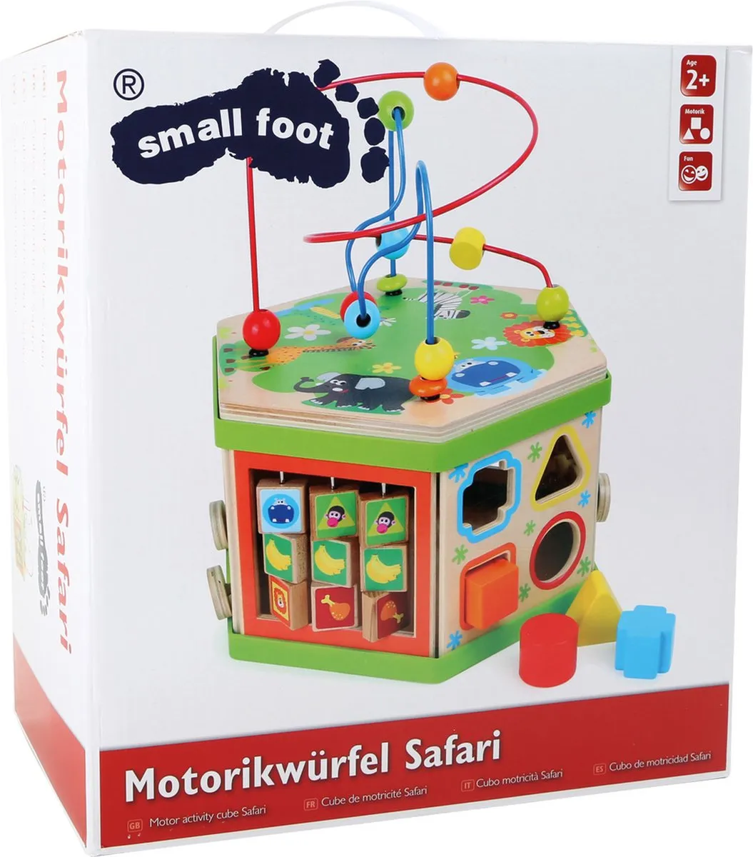 Small Foot Activiteitenkubus Safari 4244 - Multicolor