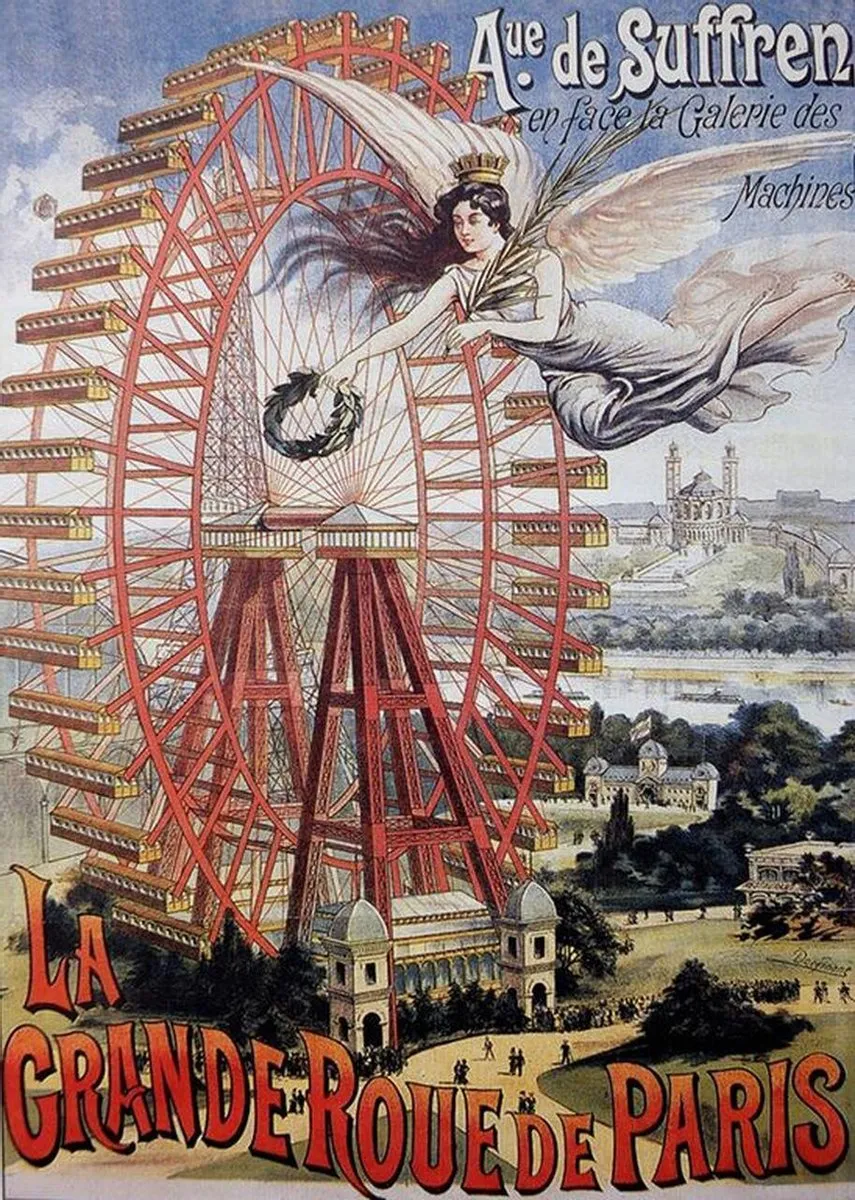 D-Toys La Grande Roue de Paris Legpuzzel 1000 Stuks