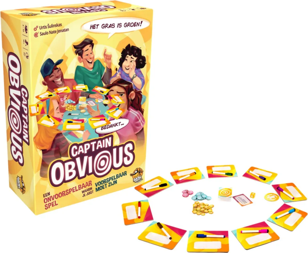 Lucky Duck Games Goliath Captain Obvious Kaartspel - 10 Spelers