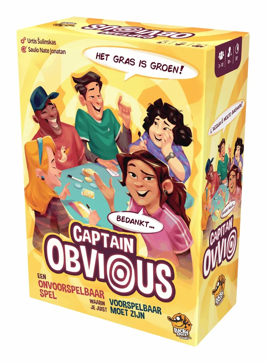 Lucky Duck Games Goliath Captain Obvious Kaartspel - 10 Spelers