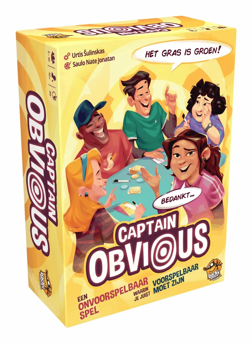 Lucky Duck Games Goliath Captain Obvious Kaartspel - 10 Spelers