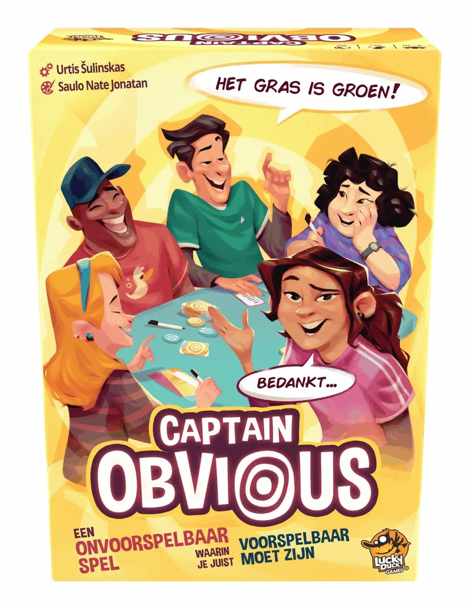 Lucky Duck Games Goliath Captain Obvious Kaartspel
