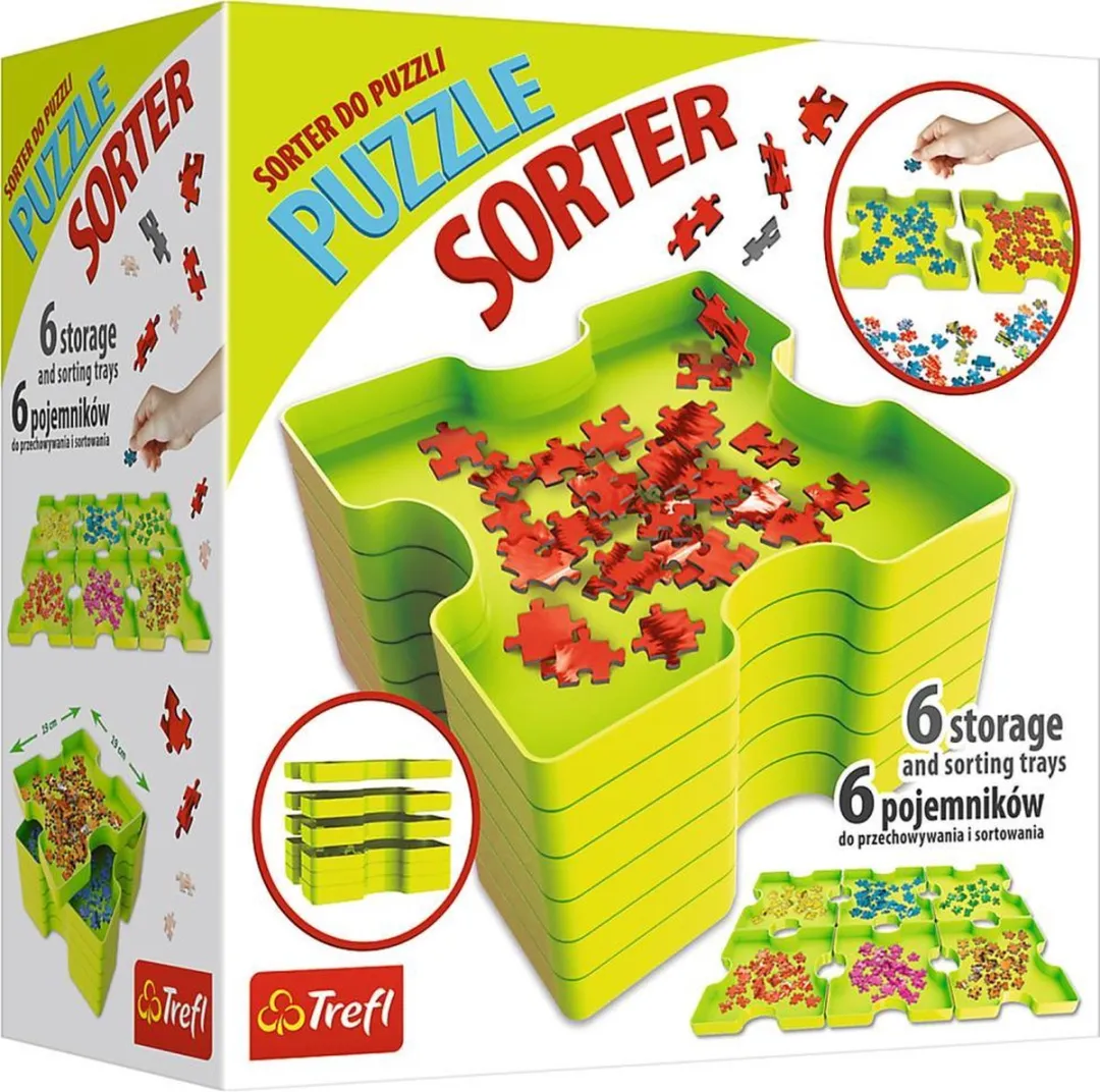 Trefl Puzzel Sorteerbox - 6 Boxen Meerkleurig
