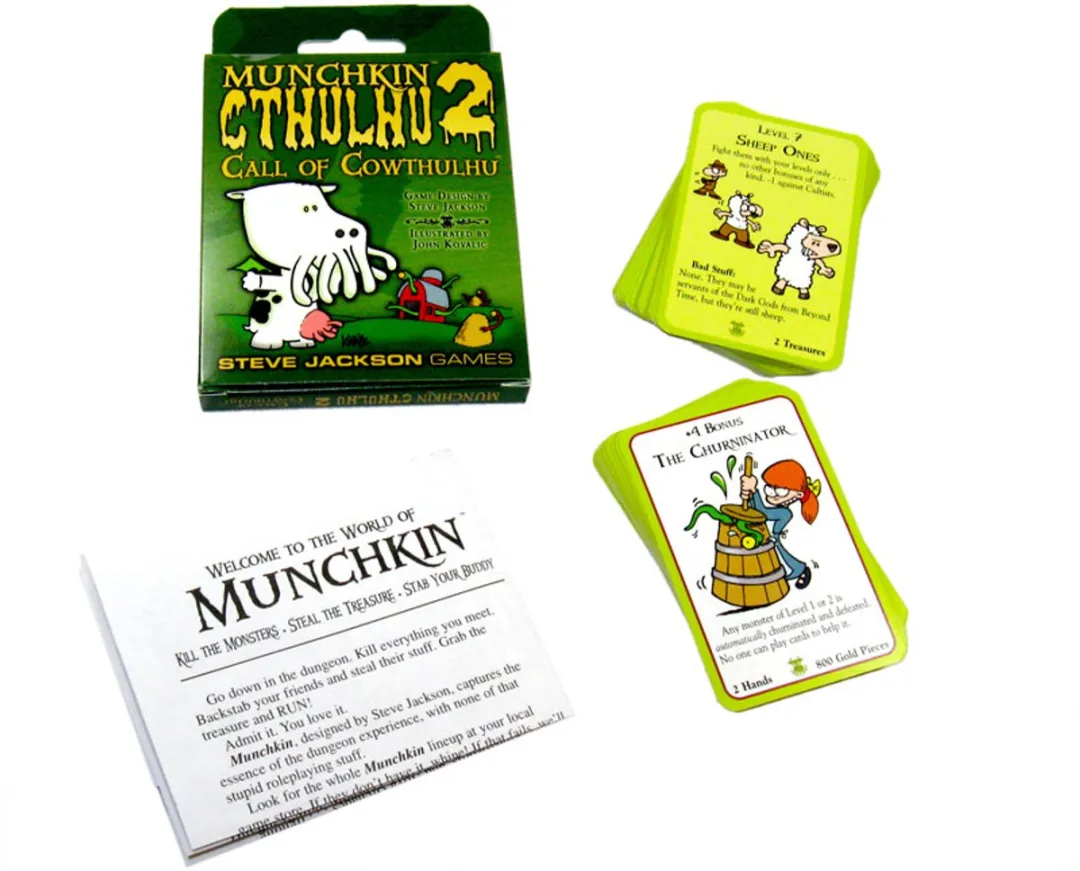 Steve Jackson Games Munchkin Cthulhu 2 Call of Cowthulhu - 2-6 Spelers