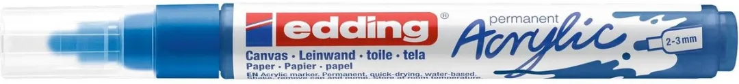 edding Acrylic Marker Medium Gentiaanblauw