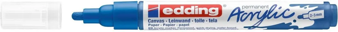 edding Acrylic Marker Medium Gentiaanblauw