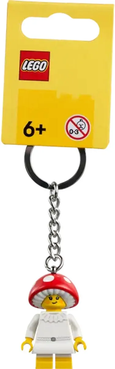 LEGO Sleutelhanger Meisje Paddenstoelenpak