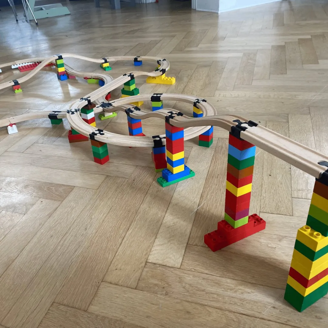 Toy2 Allround XL 21026 Adapters - 41 Stuks - Houten Treinbaan
