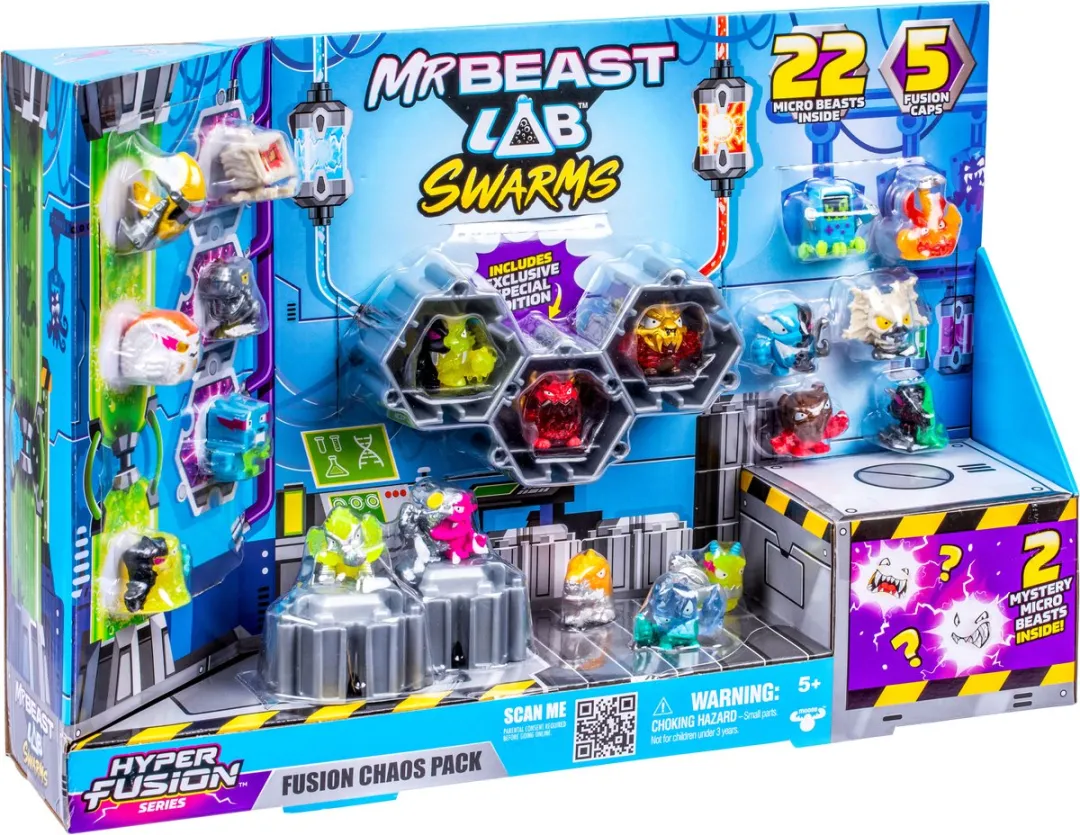 Moose Toys MrBeast Lab Swarms Hyper Fusion Chaos XL