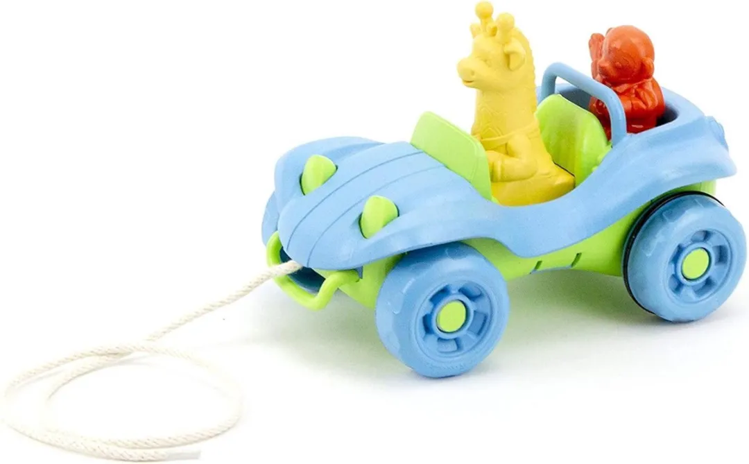Green Toys - Trekauto 'Strandbuggy' - Duurzaam Speelgoed - Speelfiguren - Strand - Gerecycled Plastic - vanaf 6 maanden