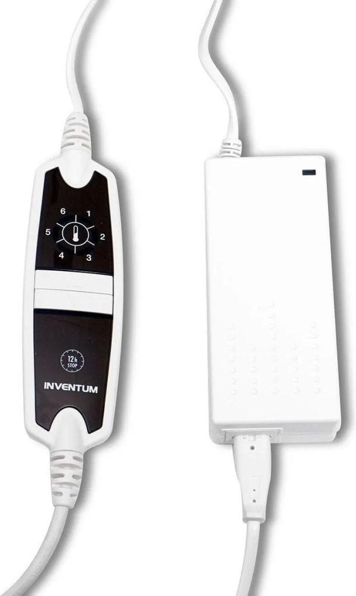Inventum HNL4212Z Elektrische Onderdeken 160x140cm - 6 Warmtestanden - Lichtblauw