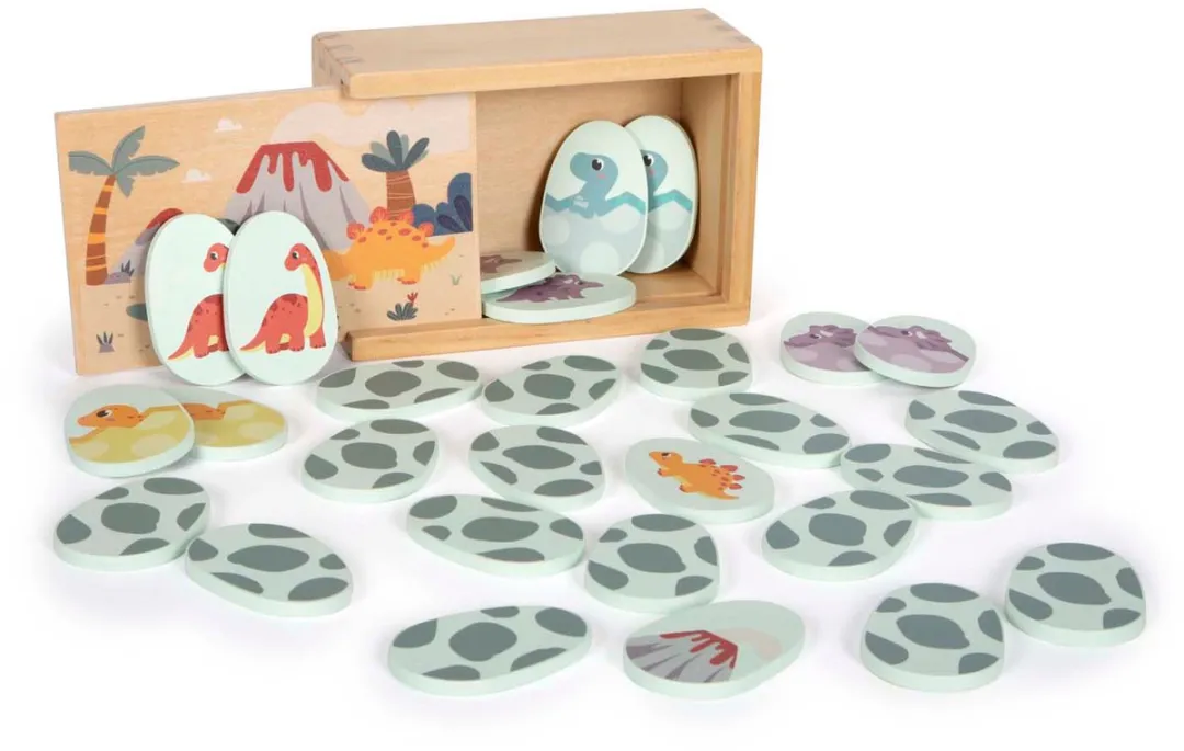 Small Foot Houten Memospel Dino 12616 - 2-4 Spelers - afbeelding 6 van 6