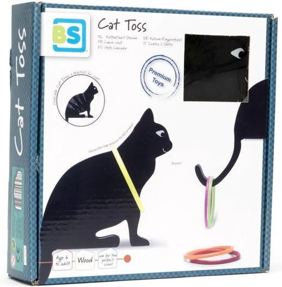 BS Toys Kattenstaart Gooien Werpspel - Zwart