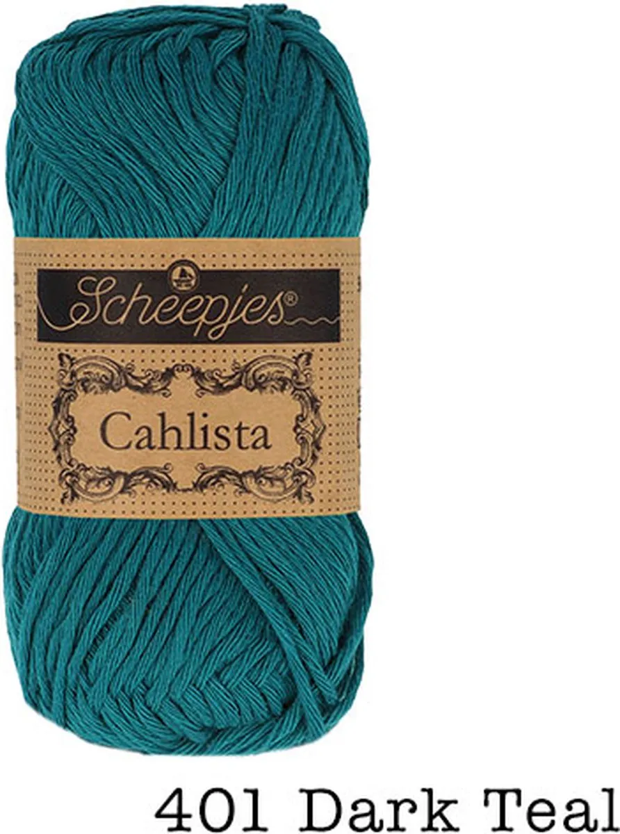 Scheepjes Cahlista Dark Teal (401)