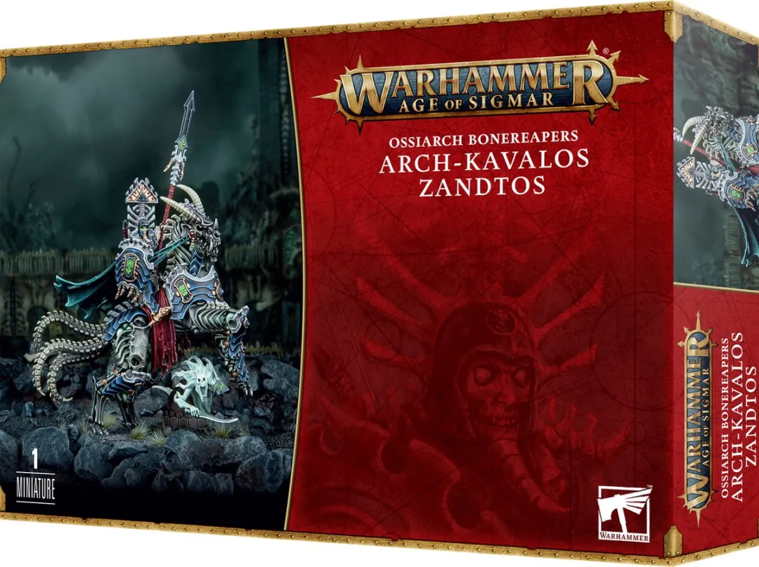 Games Workshop Age of Sigmar Ossiarch Bonereapers Arch-Kavalos Zandtos