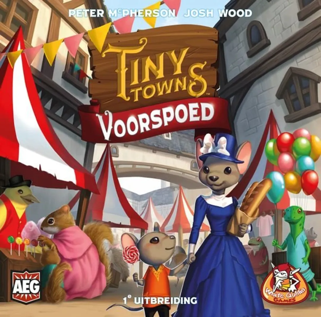 White Goblin Games Tiny Towns: Voorspoed Familiespel WGG2051 - 1-6 Spelers