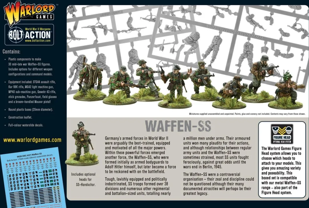Warlord Games Bolt Action Waffen-SS Plastic Model
