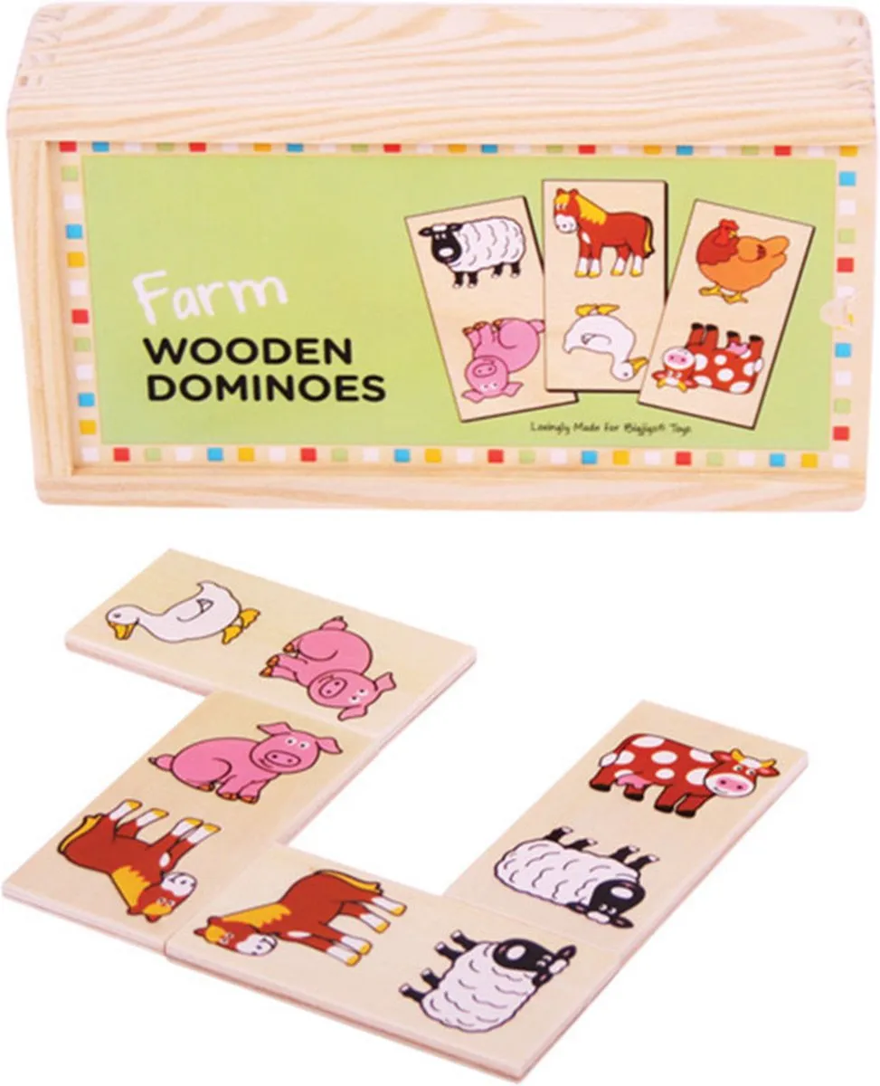 Bigjigs Domino's Boerderij BJ736