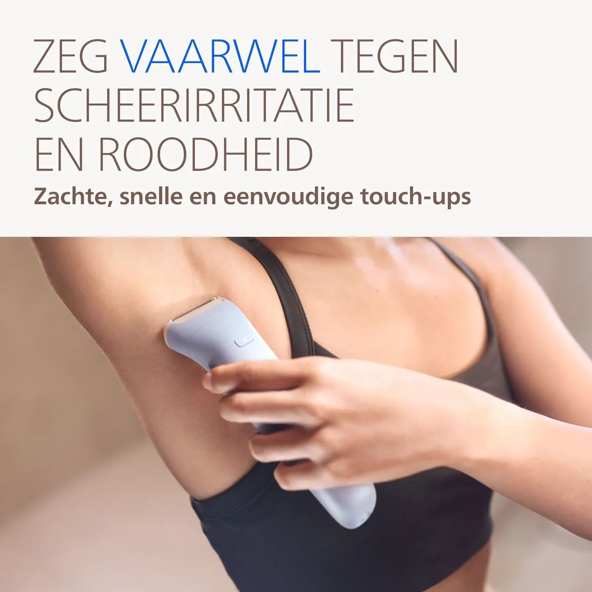 Philips Series 8000 BRE709/00 Epilator - Nat & Droog - 60 min - Blauw