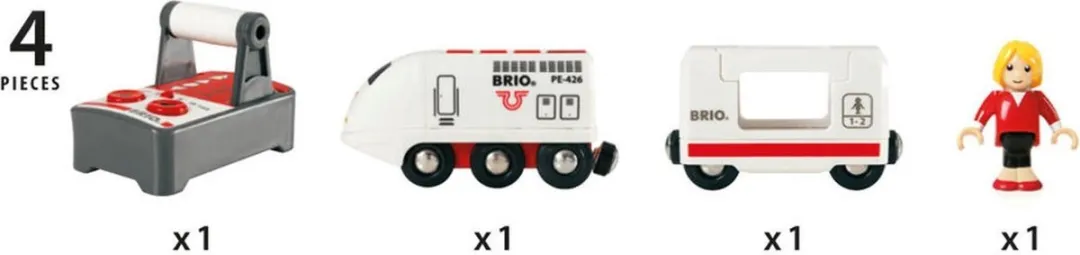 BRIO Witte RC Locomotief 33510 - Treinbaanonderdeel - afbeelding 6 van 6